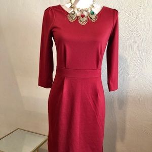 Banana Republic contemporary red dress